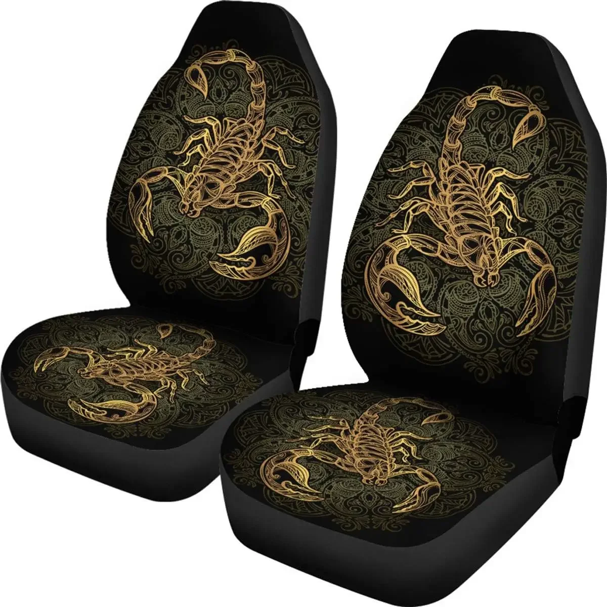 Scorpion Car Seat Covers Seat Covers Car Front Seat Covers Set of 2 Protector Scorpion Lover Front Car Cover Gift