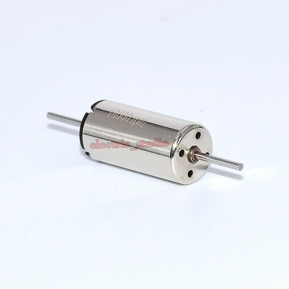 2pcs Customized samples 816 8mm*16mm Coreless Dual Shaft Axis DC Motor 3V 18000rpm High Speed RC Rail Train Engine