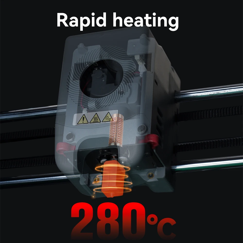 ترقية ل Flashforge Adventurer AD5M فوهة/5 متر برو فوهة عدة الجمعية Hotend 0.4 مللي متر عالية السرعة فوهة ثلاثية الأبعاد جزء الطابعة #3