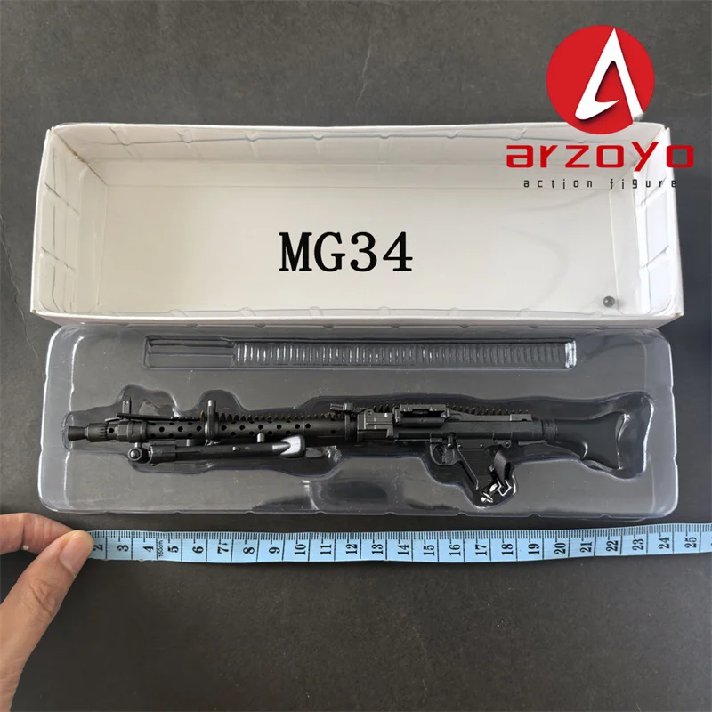 1/6 Schaal MG34 MG42 Machinegeweer Model PVC Materiaal Voor Action Figure Scène Accessoire Speelgoed Poppen Geschenken Collectie