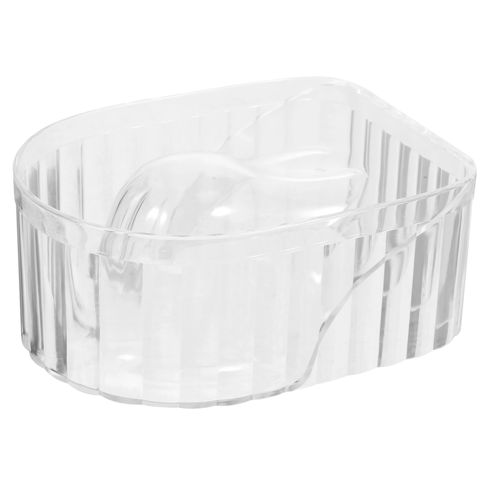 투명 네일 소킹 볼, 돌출된 홈 디자인, 편안한 손잡이, 네일 젤 제거용, 매니큐어 용품