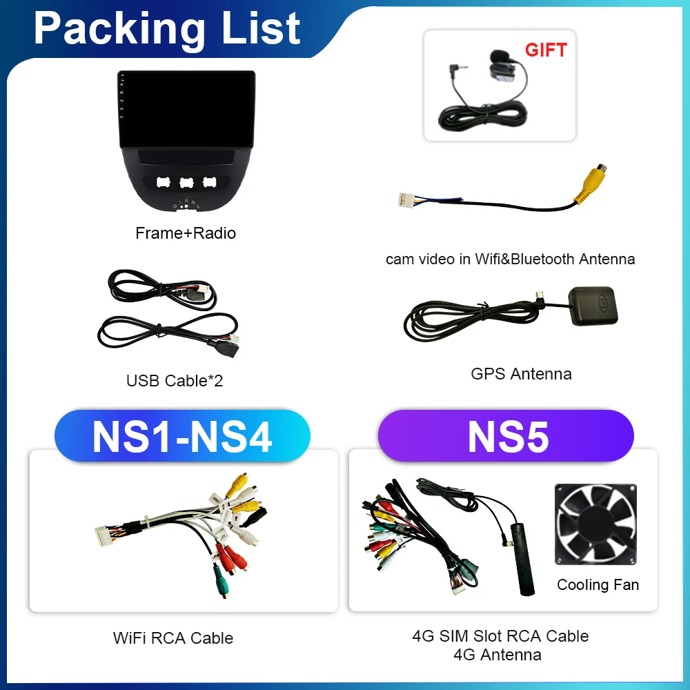 لبيجو 107 تويوتا Aygo Citroen107 C1 2005-2014 أندرويد 15 Autoradio مشغل وسائط متعددة رئيس وحدة ستيريو لتحديد المواقع والملاحة Carplay