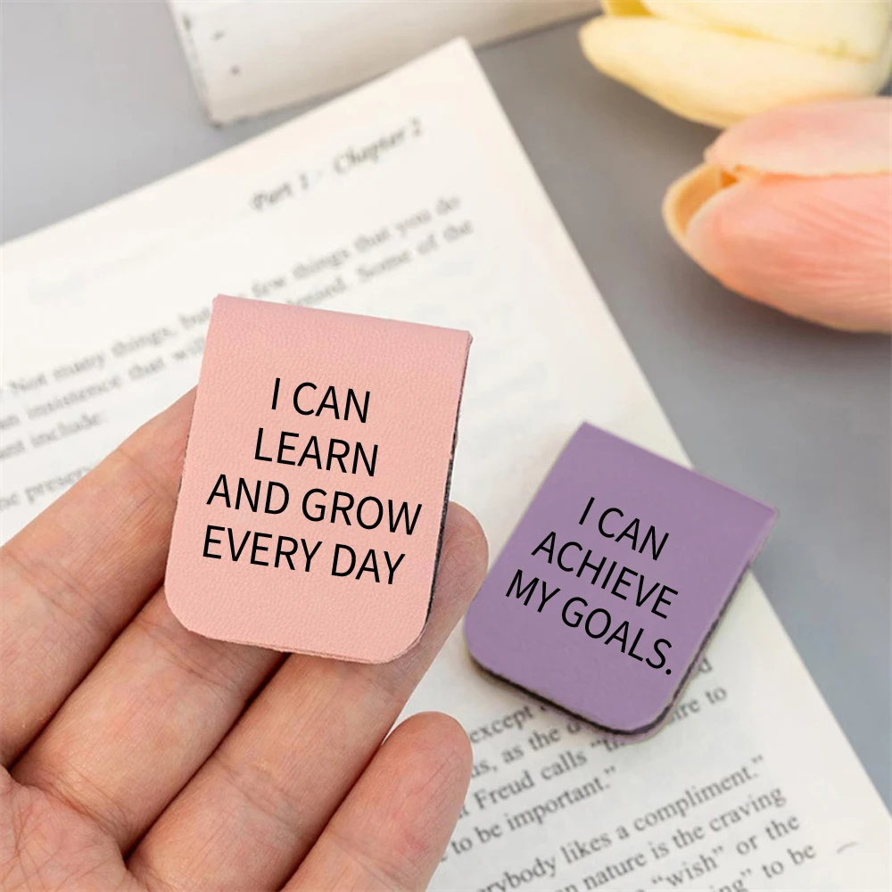 1 قطعة إشارة مرجعية للاسم مع المثل ، إشارة مرجعية مخصصة من الجلد ، إشارة مرجعية مغناطيسية مخصصة ، هدية عيد ميلاد لمحبي الكتاب #3