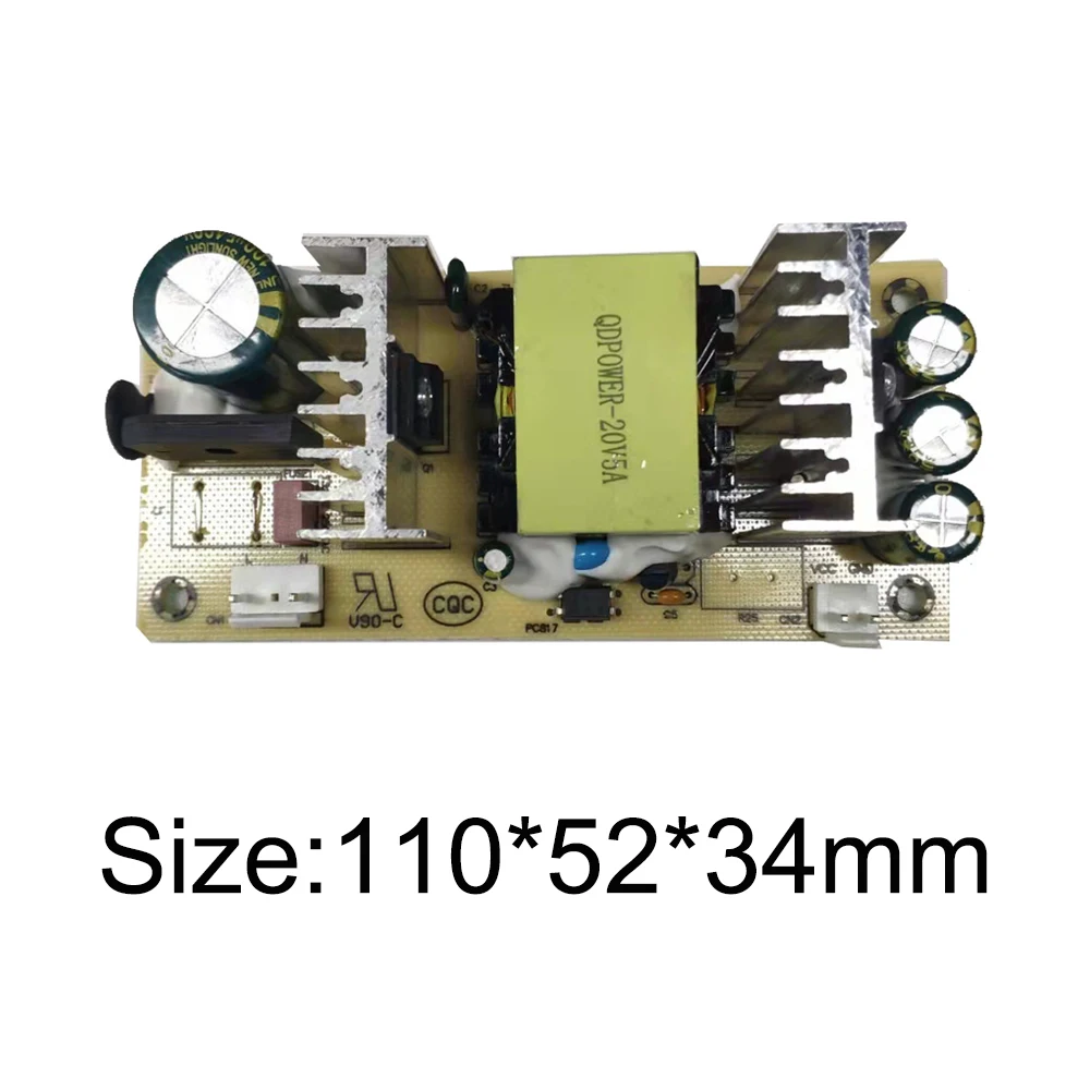 AC 90-264V to DC 20V 5A 100W Switching Power Supply Board Convertor Buck Power Module with Overload/Overvoltage Protection