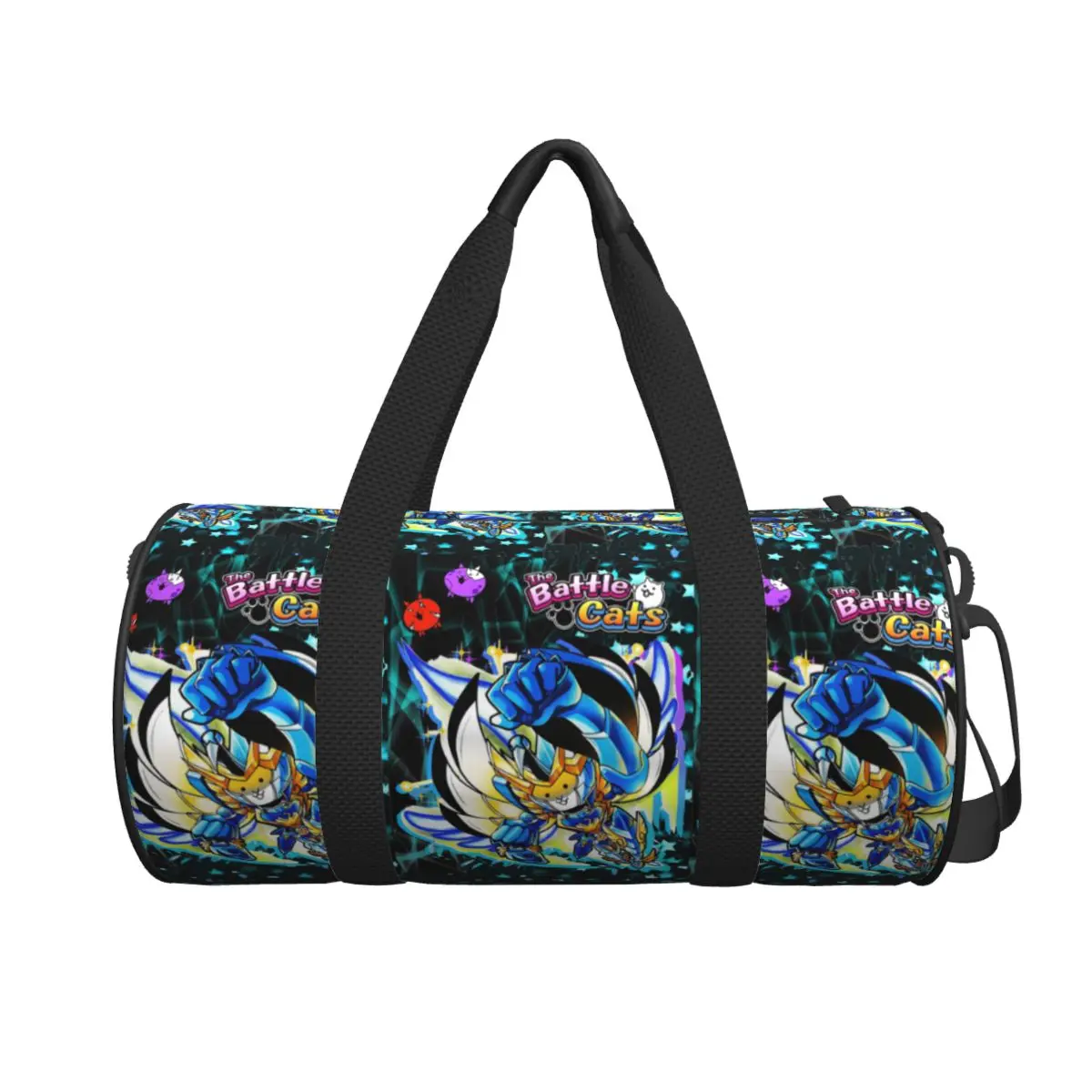 

Battle Cats - Cosmo Large Duffle Gym Bag Multi-Functional Duffle Travel Bags Handbags Fitness bag