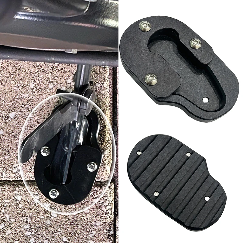 

Motorcycle Kickstand Extender Pad Side Stand Foot Enlarger Plate for Sportster S RH1250 1250S 2021-2023 Heightened Extension Kit