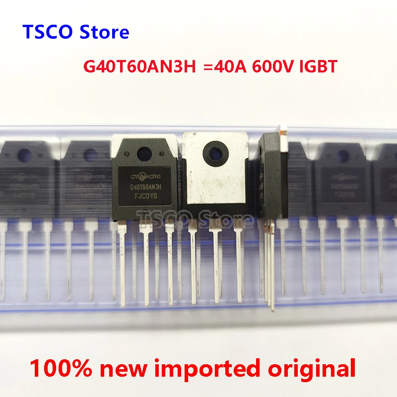 2022 + 1-10 개, G40T60AN3H CRG40T60AN3H IGBT 40A 600V 100%, 정품 신제품