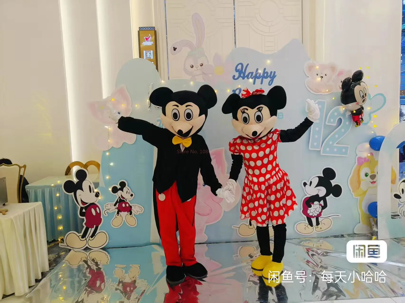 

Cosplay Mickey Minnie Mouse Cosplay Mascot Toy Costume Adult Anime Cartoon Advertising Party Large Plush Advertising Event Part