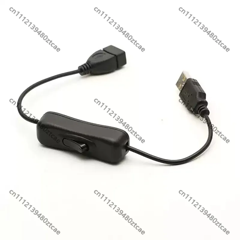 usb-male-to-female-extension-cable-with-on‑off-switch-30cm-2‑core-wire-power-cord-for-usb-fan-diy-electronic-hobby-accessory