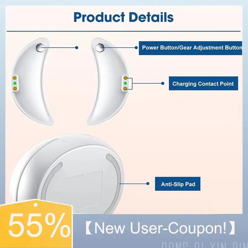 A60T Nieuwe roodlichttherapie oogmassageapparaat met EMS, anti-aging oogzorgapparaat voor het verminderen van donkere kringen en wallen