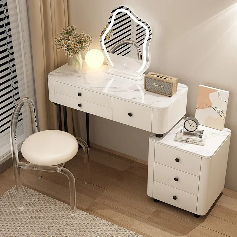 

z Modern Nordic Vanity Tables Minimalist Storage Cabinet Luxury Mirror Vanity Tables Bedrooms Tavolo Trucco Home Furniture WZ50