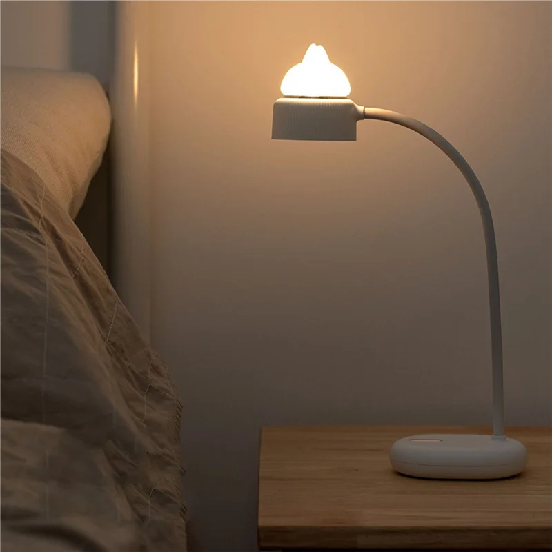 

AS94-LED Desk Lamp With USB Charging Folding Light Three-Speed Adjustable Cat Reading Night Light For Smart Home