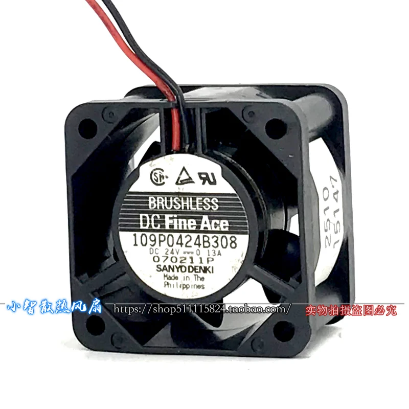 ORIGINAL 109P0424B308 24V 0.13A 4028 40*40*28mm KIPAS PENDINGIN RADIATOR BARU