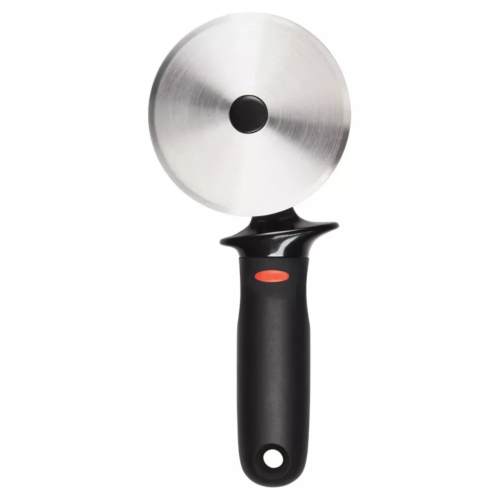 

Stainless Steel Pizza Cutter Wheel with Black Handle,BPA Free Plastic Pizza Slicer & Roller for Pizza Lovers,Dishwasher-Safe