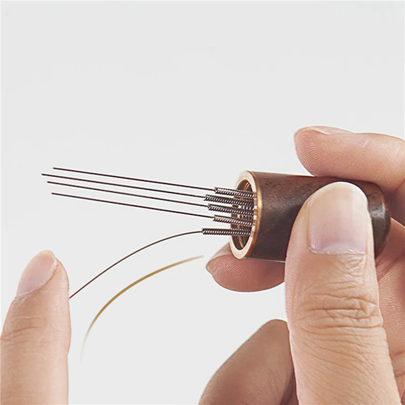 3X コーヒータンパーステンレス鋼針エスプレッソパウダースターラーディストリビューターレベラー WDT ツールカフェ撹拌 B-A77G