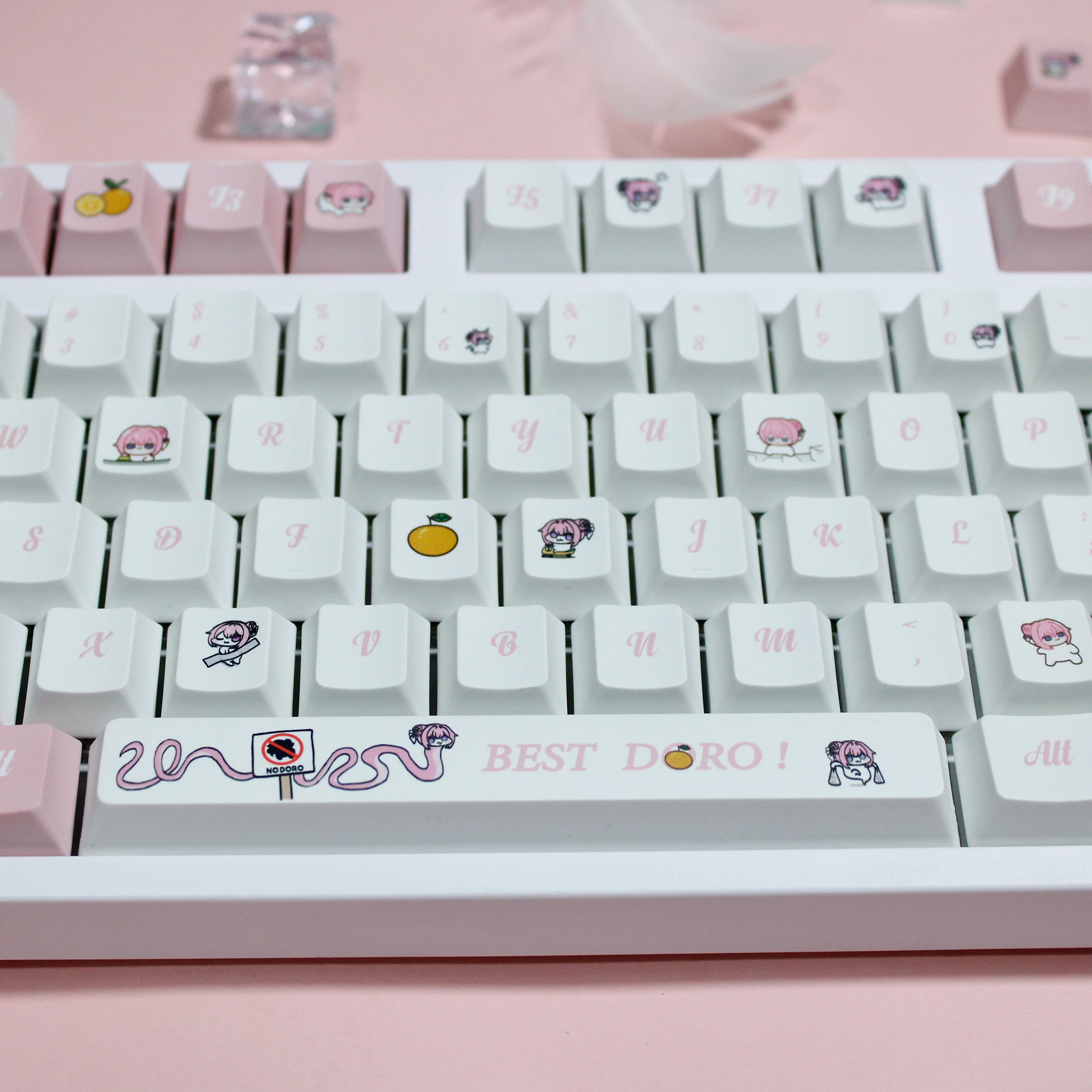 Doro Expression Keycap NIKE: The Goddess of Victory Theme PBT Game Animation Anime Keyboard Cap