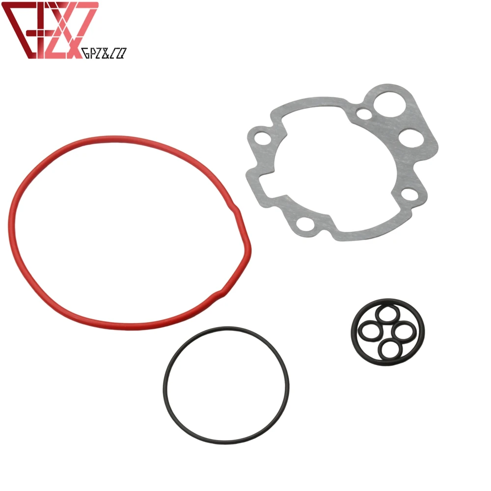 Motorcycle AM6 Cylinder Gasket Set Top End For Rieju 50 MRT MRX RS1 RS2 RS3 Matrix 50 SMX SM Spike 50cc 2T 1E40MB Engine