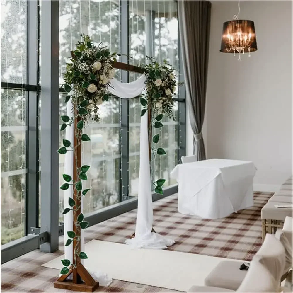 

Искусственная гирлянда из зелени, 2200 футов, 300 штук, имитация листьев плюща, лианы, искусственных цветов и зелени для спальни, сада, стены