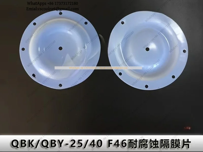QBK QBY-25 40 Pneumatic Diaphragm Pump Parts F46 Diaphragm Corrosion Resistant