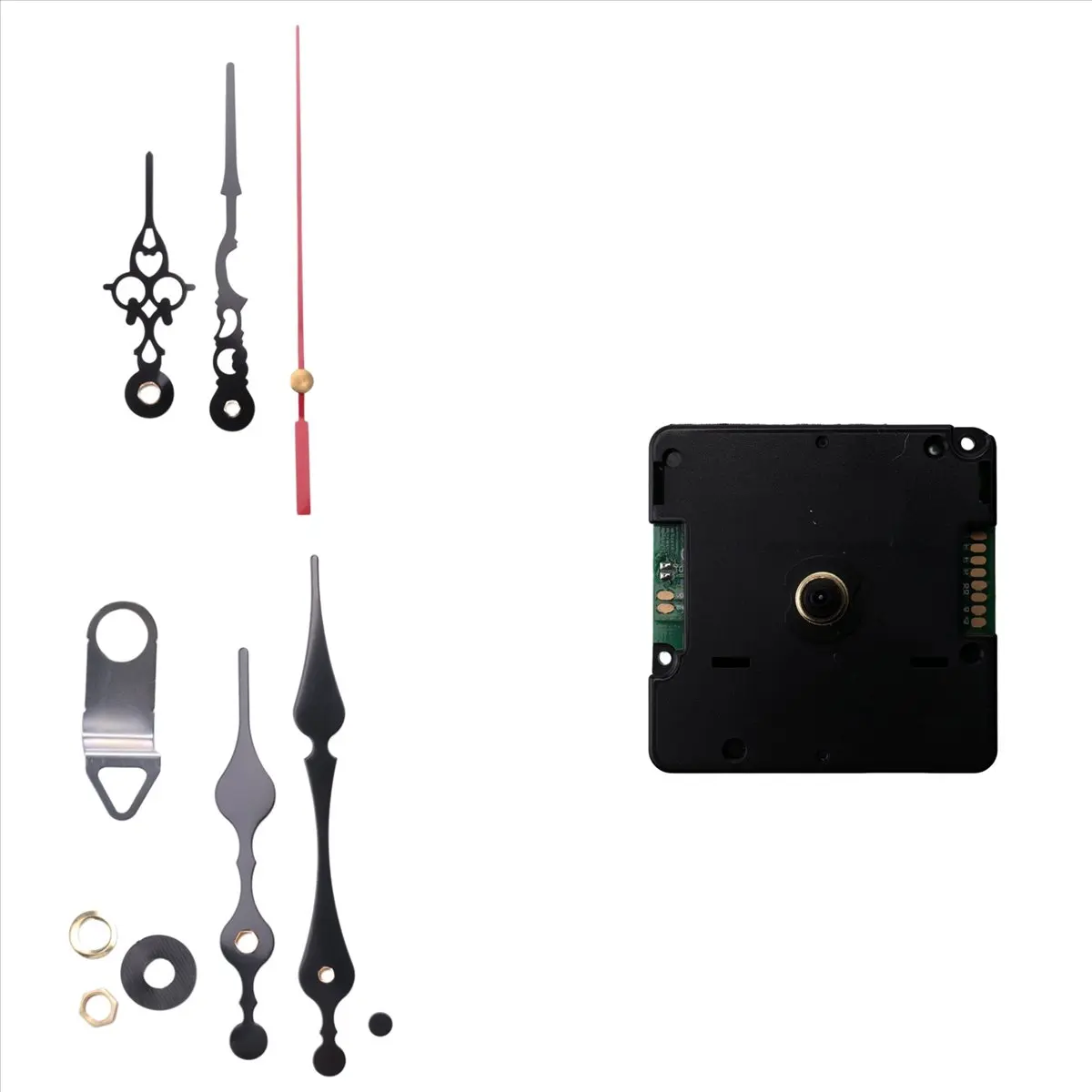 A78I Radio Controlled Silent DIY Clock Movement Mechanism Kit Germany DCF Signal Mode with 2 Sets Hands Repair Replacement