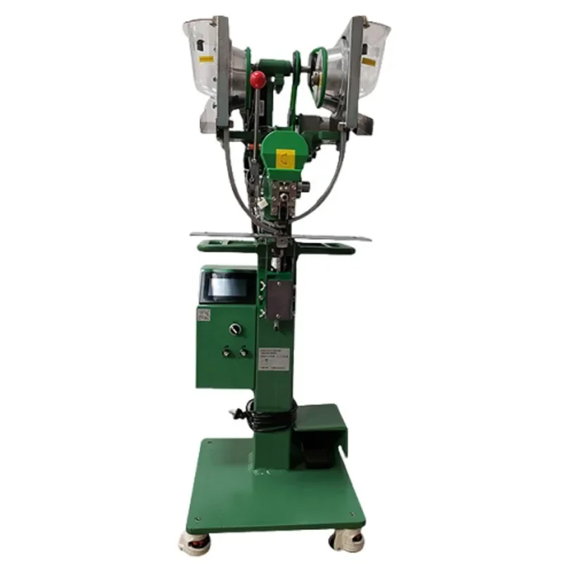 Four-in-one buckle machine, automatic buckle file bag button machine, plastic metal five-claw  clothing fabric