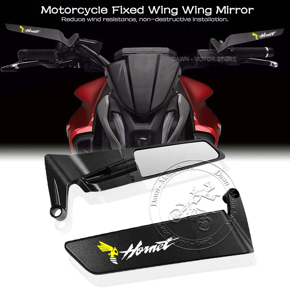 

Motorcycle Rearview Mirror for HONDA Hornet CB600F CB600 CB599 Goldwing gl1800 Hornet 600 Rearview Mirror Fixed Wing