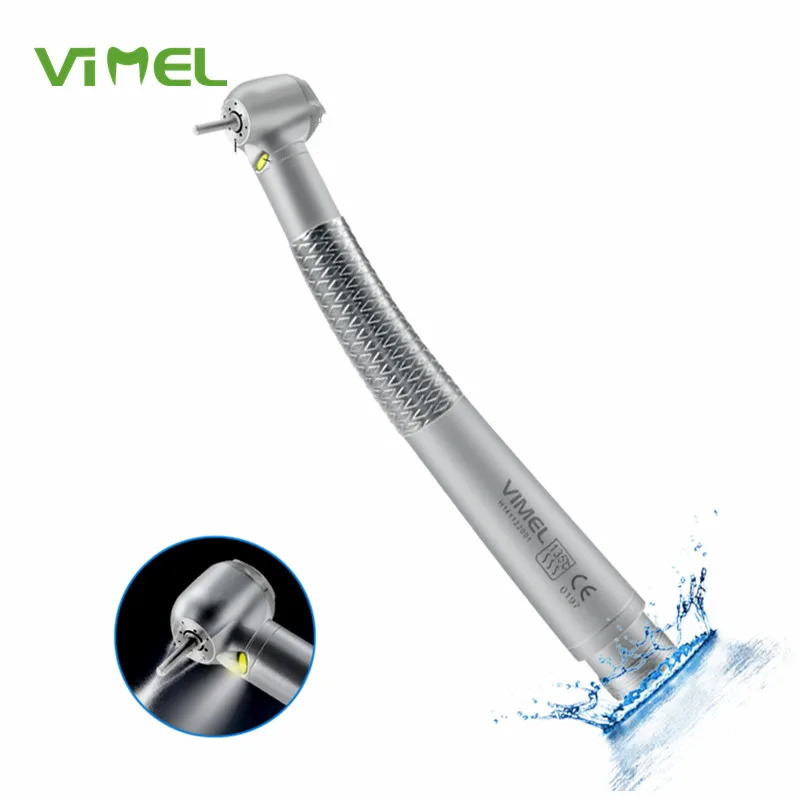 LED Strong Power E-Generator High Speed Handpiece Turbine 4 Water Spray Standard/Torque Head 2/4 Hole