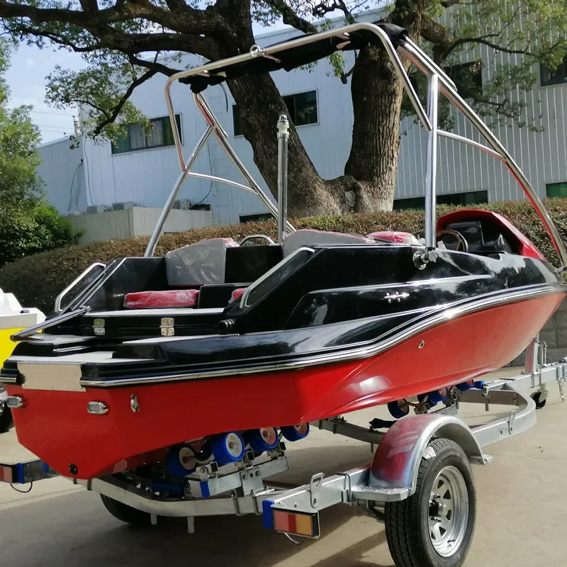 4.8m fiberglass sport electric outboard motor boat