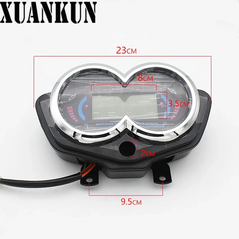 XUANKUN Electric Tricycle Instrument Liquid Crystal Instrument Speed Electric Quantity Display 60V 72V Meter Odometer