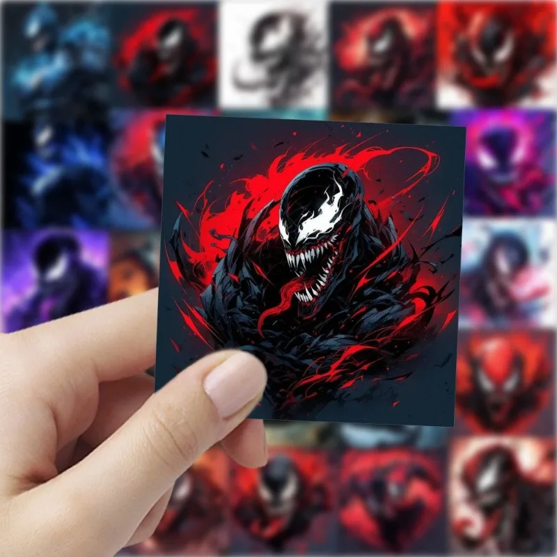 59PCS Marvel Venom Peripheral Cartoon Creative DIY Stickers Fashion Mobile Phone Case Laptop Personalized Decorative Stickers