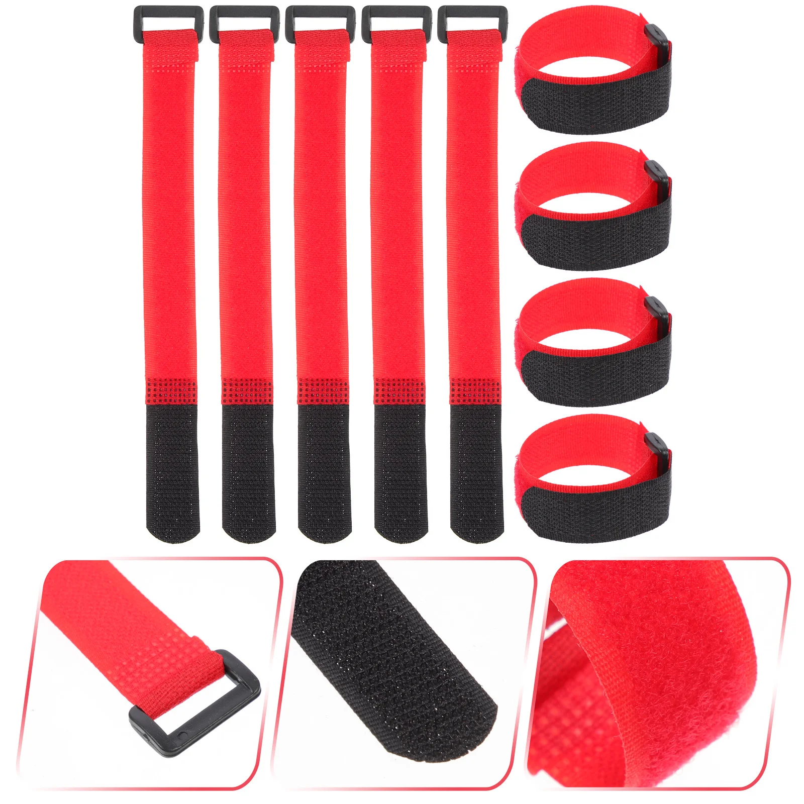 

20Pcs Adjustable Hook Loop Cable Ties Fasteners for Wire Management Cord Wrap Extension Holder Garage Tool Organization Supplies