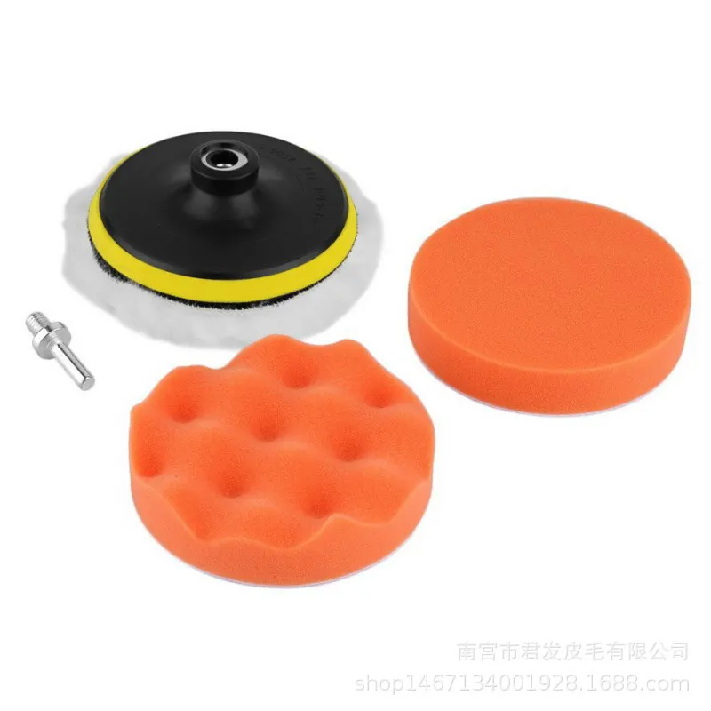 Car Polishing Pad 3/4/5/6/7 inch 12Pcs/Set Removes Scratches Sponge Buffing Waxing Boat Car Polish Buffer Drill Wheel polisher