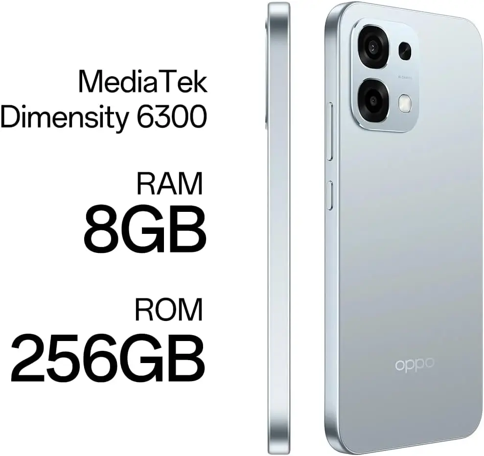 Teléfono – OPPO A6 Pro 5G Smartphone, Gran Batería de 6500mAh y Carga 80W, Pantalla AMOLED de 120Hz, Protección IP69 y MIL-STD-810H, Cámara 50MP con IA, ColorOS 15 7