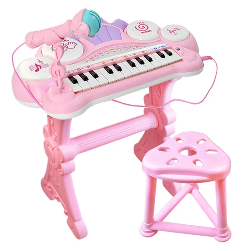 24 Keys Electronic Keyboard Piano Organ Toy Multifunctional Kids Educational Toy Gift Children Musical Instrument