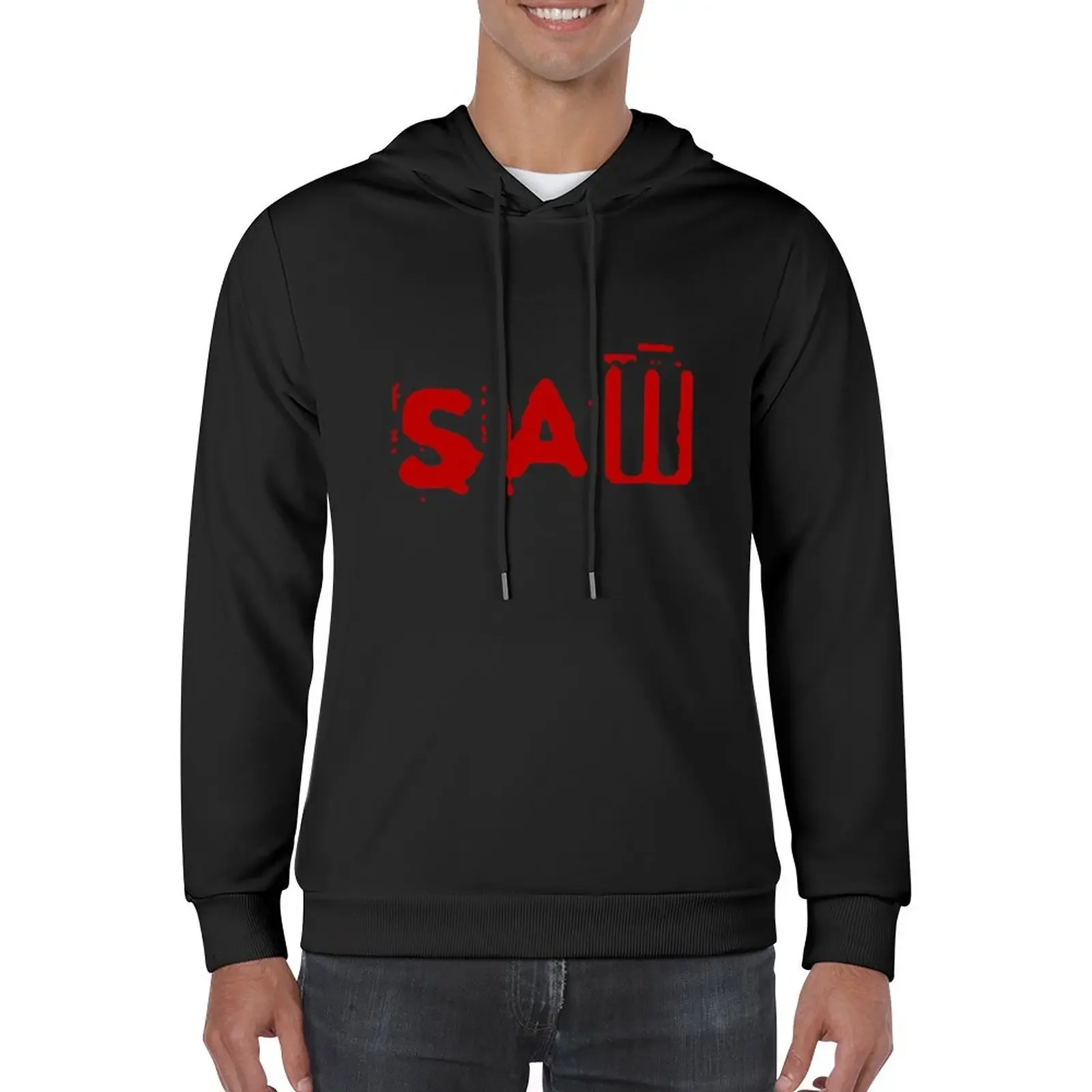 

New Saw movie logo horror Hoodie winter clothes mens clothes japanese style men clothing new hoodies and sweatshirts