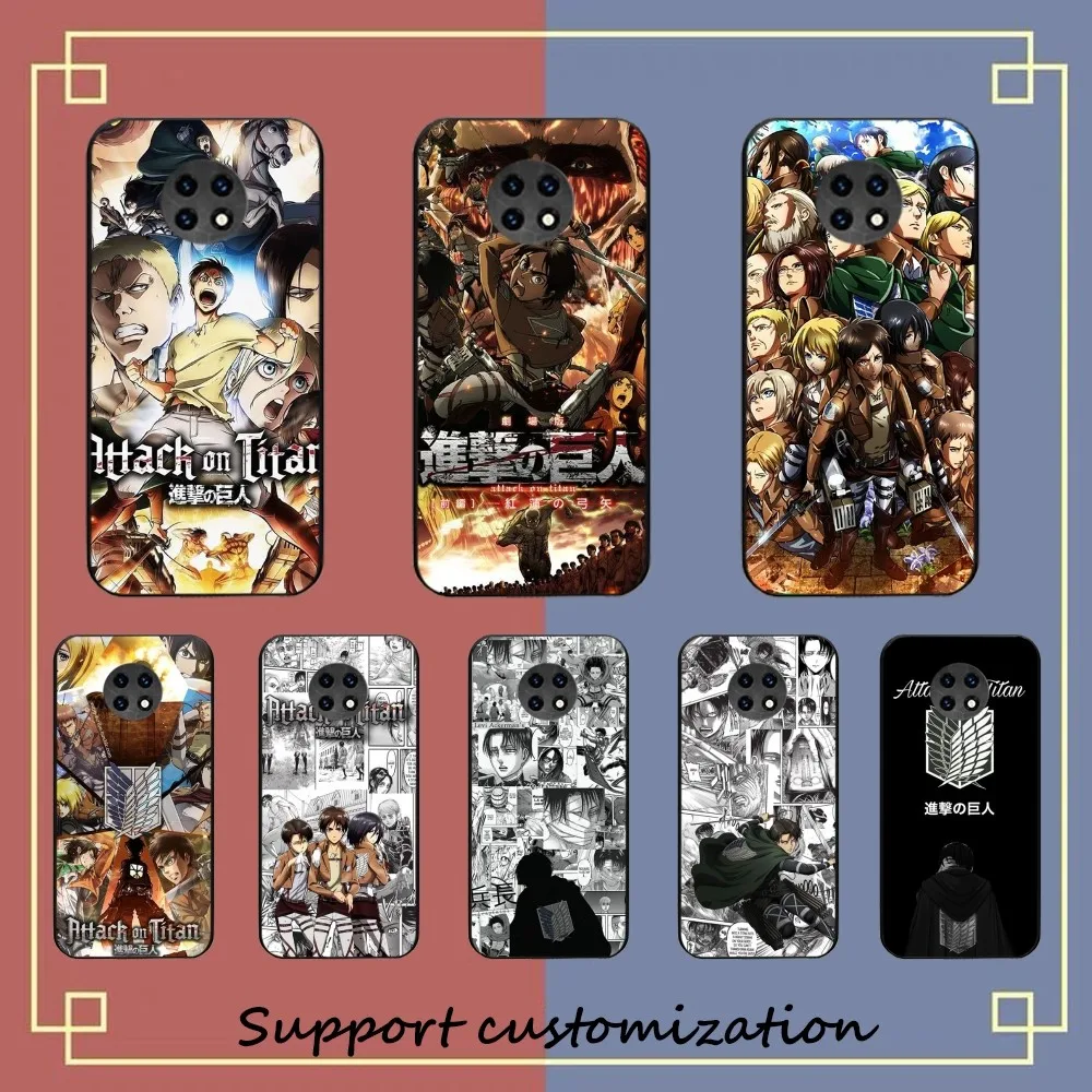 Japan Anime A-Attack On T-Titan Phone Case For Redmi Note 4 X 5 A 6 7 8 T 9 9S 10 11 11S 11Epro Poco M3 pro