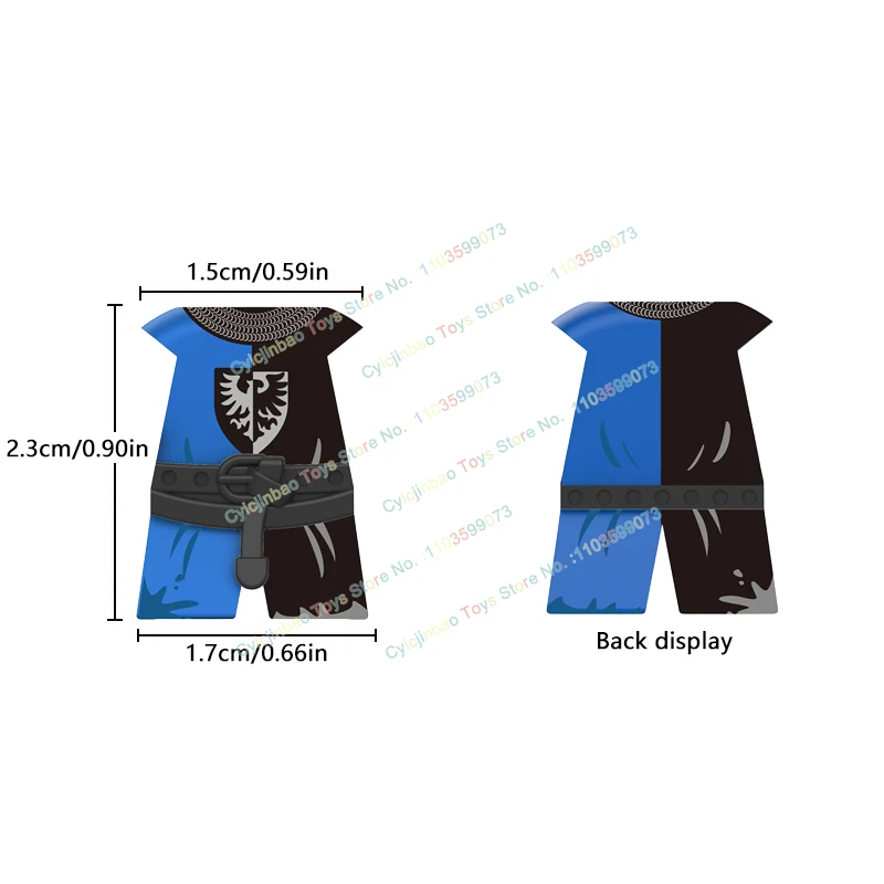 YLP005-012 中世のカラス病院騎士の鎧アクセサリービルディングブロックレンガモデルアクションフィギュアおもちゃ子供向け