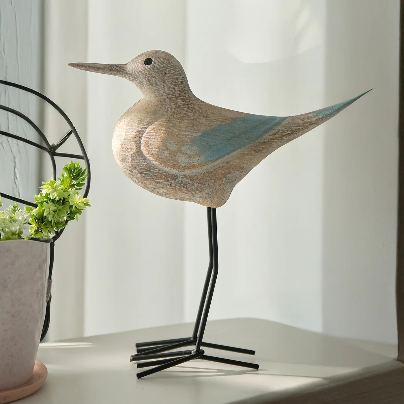 Mediterranean Retro 3D Seagull Decorative Figurines for Kids' Rooms, Showrooms, TV Cabinets and Wine Cabinets - Minimalist Home