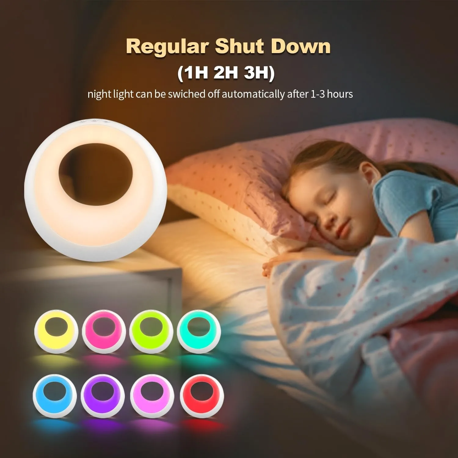 Lampe de chevet tactile chambre veilleuse/télécommande lampe de bureau synchronisation variable rvb couleur changeante veilleuse