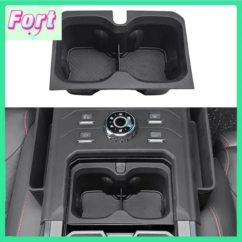 Car Center Control Gear Water Coaster Fit for Jetour Traveller T2 2023 2024 2025 Car Center Control Wireless Charging Mat Parts