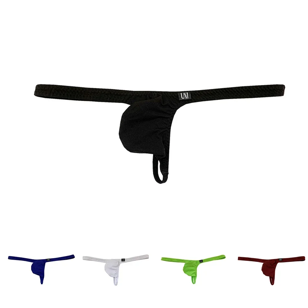 Mens Sexy Thongs G-string Low Rise Jockstrap Bulge Pouch Underwear T-Back Briefs Homme Slip Lingeries Tanga Underpant