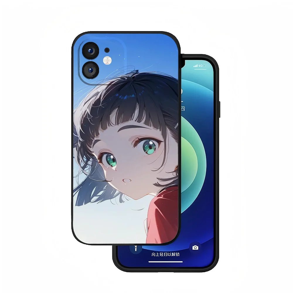 Kirigaya Suguha الرسوم المتحركة S-Word A-Art O-Online جراب هاتف سيليكون لينة آيفون 16 15 14 13 12 11 Plus Pro Max Plus #4