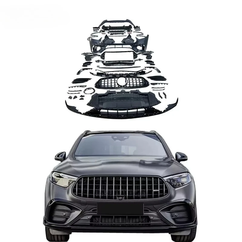 

Car Bumper for GLC Class W254 Upgrade GLC63 Body Kit Front Bumper Grille Rear Bumper Fender Flare 2023-2024