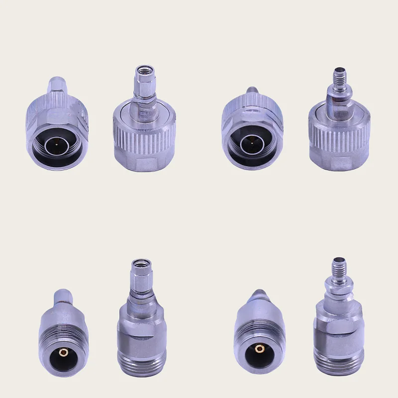 1pcs Stainless steel test adapter N Male to SSMA Male Female millimeter wave test connector 18G