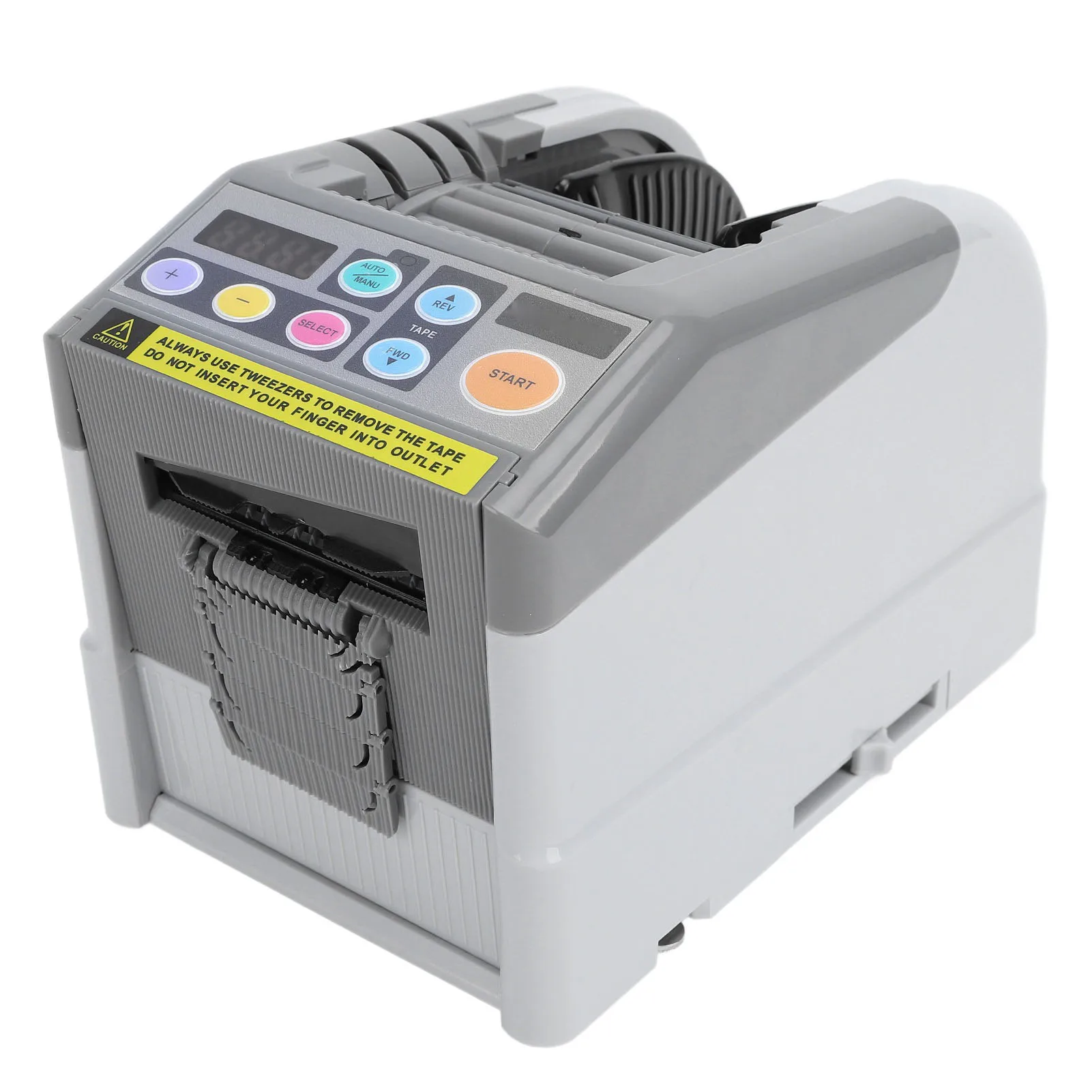 Electric Tape Dispenser Electric Ribbon Cutting Machine Manual 6 Roll Circulating High Accuracy for Home School Restaurant
