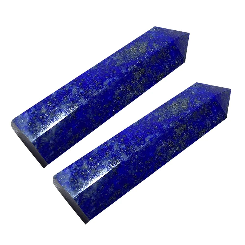 Lapis Lazuli Natural Crystal Column Lapis Lazuli Crystal Column Hexagonal Column Original Stone Decoration Decoration 5-6cm