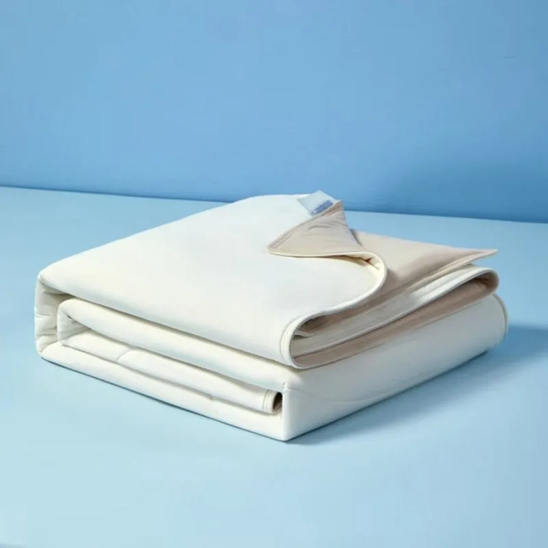 Class A cooling ice silk air conditioner quilt Xia Liang quilt machine washable single double AB-sided knitted cotton