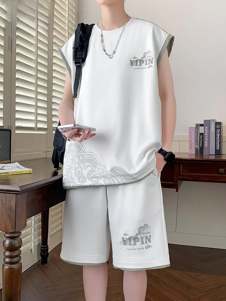 tucano-ice-silk-casual-set-men-summer-thin-new-cool-feeling-sport-short-sleeve-shorts-two-piece-set-polyester-fiber-youth