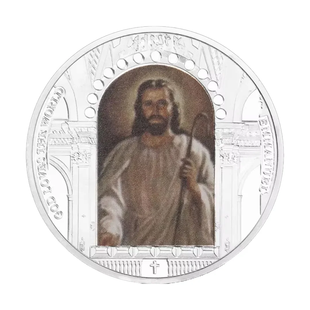 Silvery Plated Jesu…