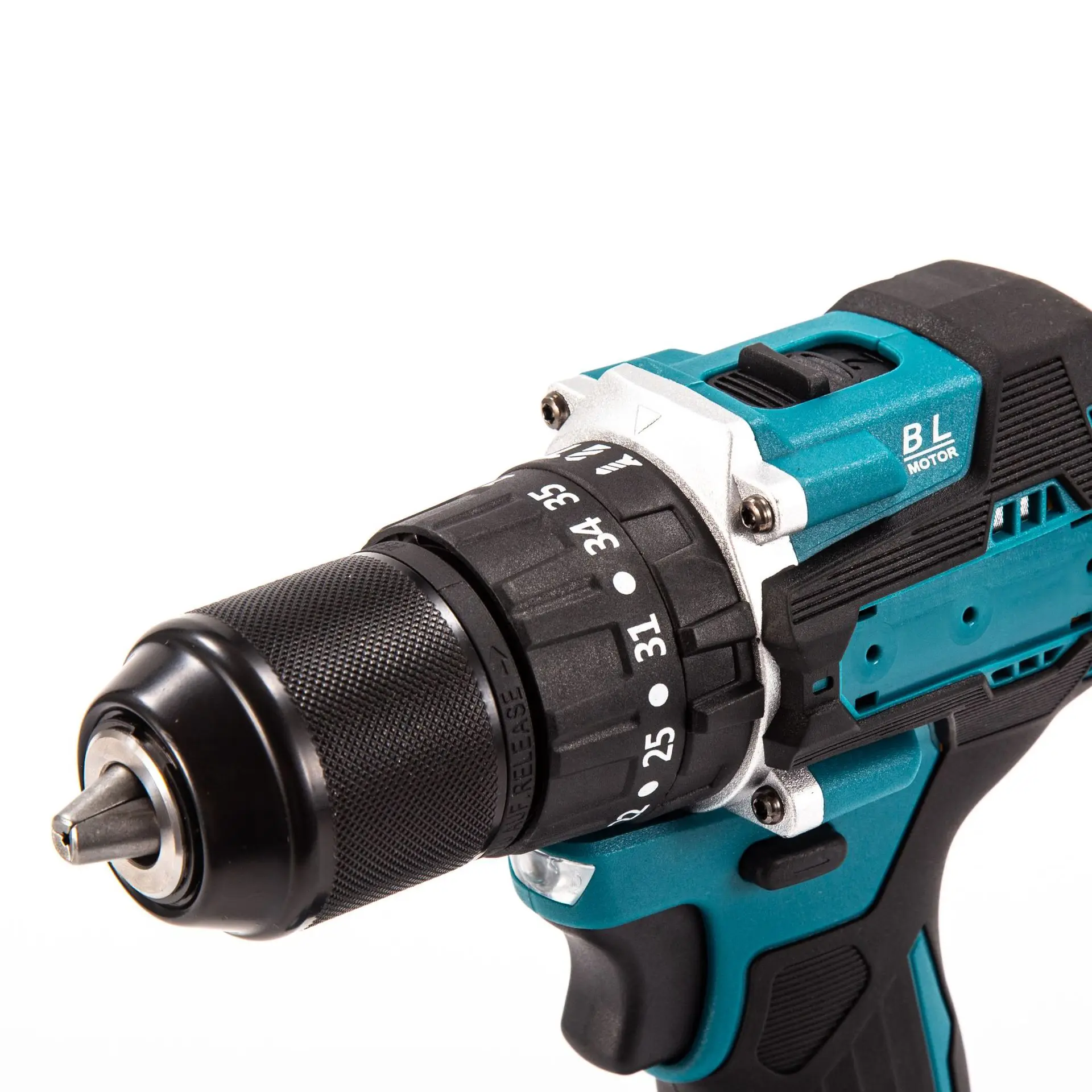 Electric Hammer Impact Drill Brushless 35+3 Torque Cordless 13mm  Rechargeable For Makita 18V Battery Power Tools